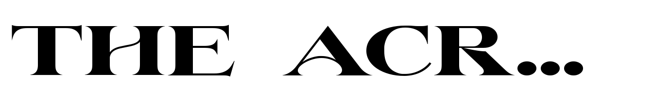 The Acres Serif